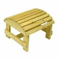 Bear Chair 13 x 18 x 17 Pine Ottoman Kit BC01P